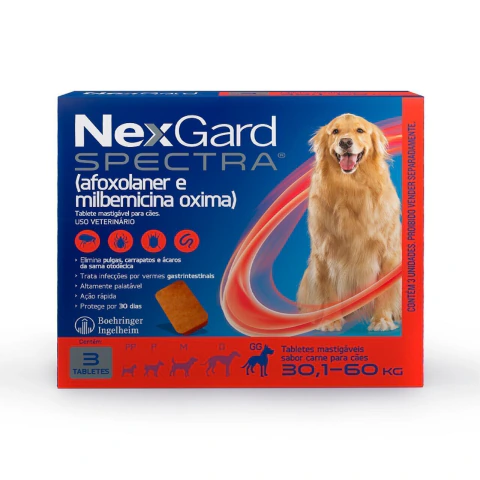 NEX GARD SPECTRA 30,1 A 60KG - UNIDADE
