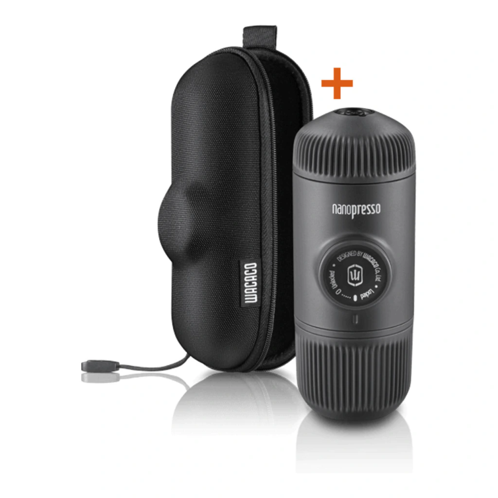 Cafetera portátil Wacaco Nanopresso gris + estuche
