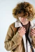 CAMPERA CORDEROY C/ CORDERITO MARRON en internet
