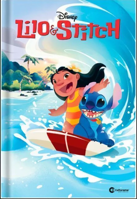 Livro de histórias capa dura - Lilo e Stitch