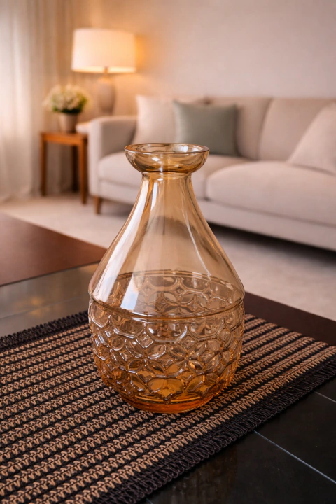 Florero de vidrio 22cm CHAMP - comprar online