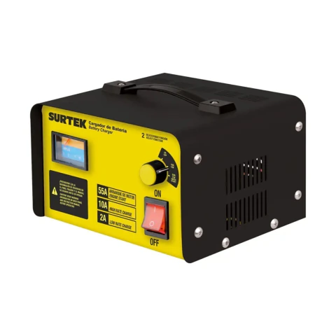 Cargador batería 50A CB50 Surtek | Estación carga coche 12V