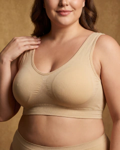 Sutiã Conforto Sem Costura Respirável Plus Size | VENURYA - loja online