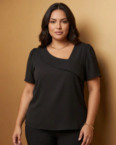 Blusa de Alfaiataria Elegante Plus Size | VENURYA na internet