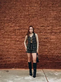 COLETE TWEED XADREZ PARIS PRETO na internet