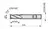 S9443.0 FRESA TOPO RETO 4CTS 3.0MM DORMER - comprar online
