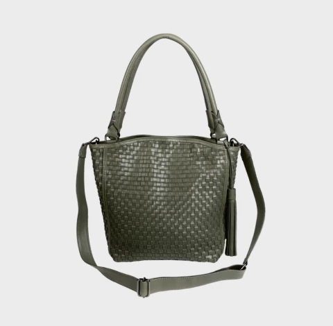 Bolsa de Couro Baldinho Tressê Viena - loja online