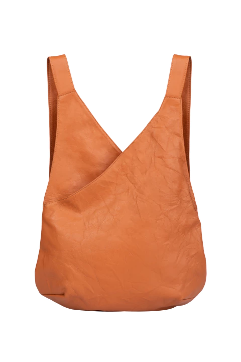 Bolsa de Couro Mochila Oval - loja online
