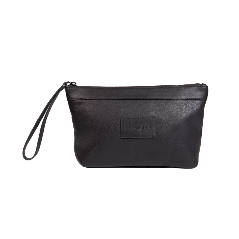Necessaire Trapézio Couro - loja online