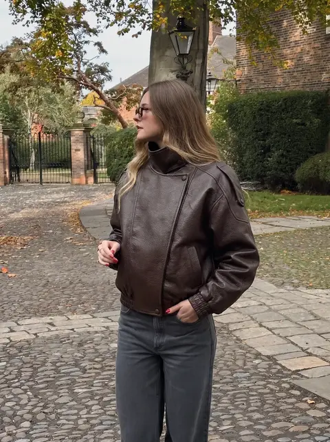 BOMBER ZARA CHOCO