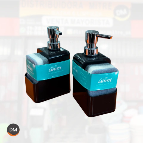 DOSIFICADOR JABON PLAST C/ESPONJA "LAFFITTE"