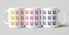 Caneca Gatinhos Coloridos - Shamrock