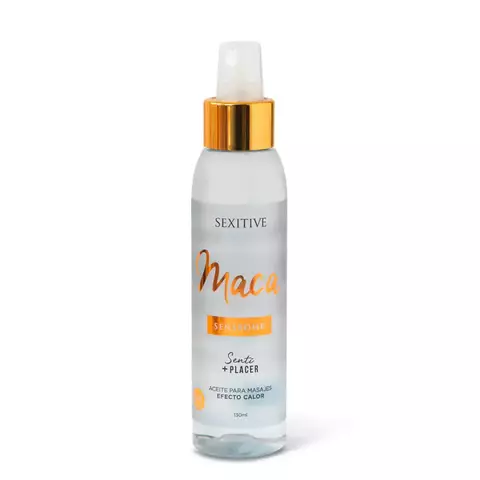 Aceite para masajes efecto calor