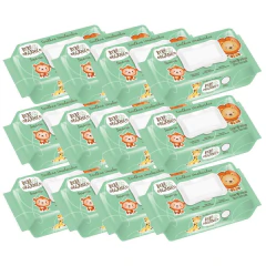 Kit 12 Toalhas Umedecidas Bebe Orgânico
