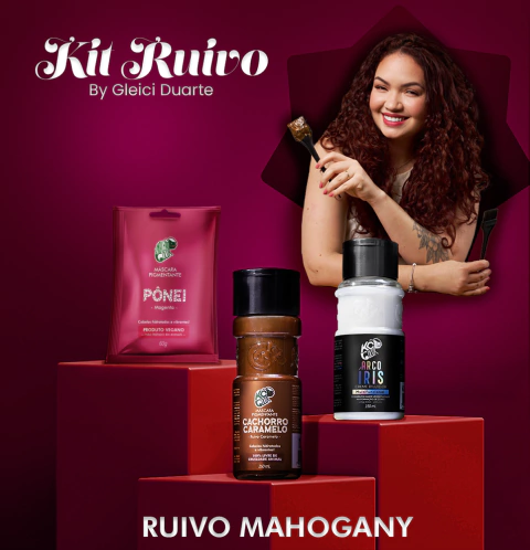 Kit Ruivo Mahogany by Gleici Duarte teste