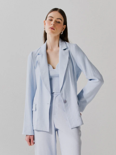 BLAZER CAMILA SOFT BLUE - comprar online