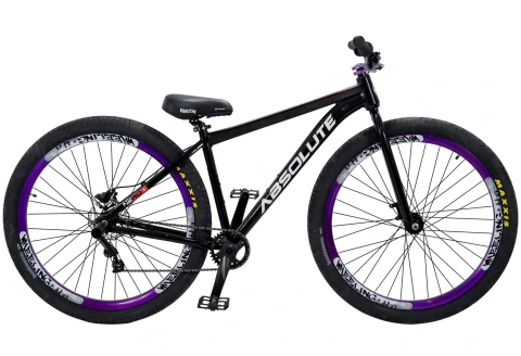 BICICLETA ARO 29 ABSOLUTE NERO 5 - 17" - PRETA E ROXA COM FREIO HIDRAÚLICO SHIMANO - comprar online