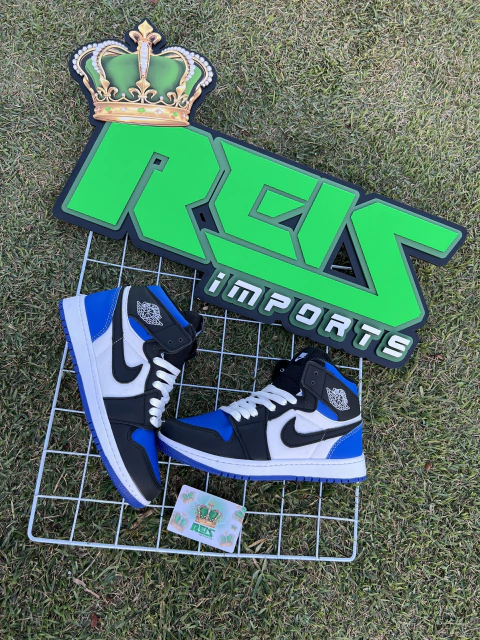 NIKE JORDAN MID - PRETO C/ AZUL