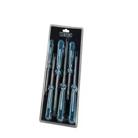 KIT DE CHAVES MISTAS FENDA E PHILIPS 6 PEÇAS WESCO MODELO WS9713