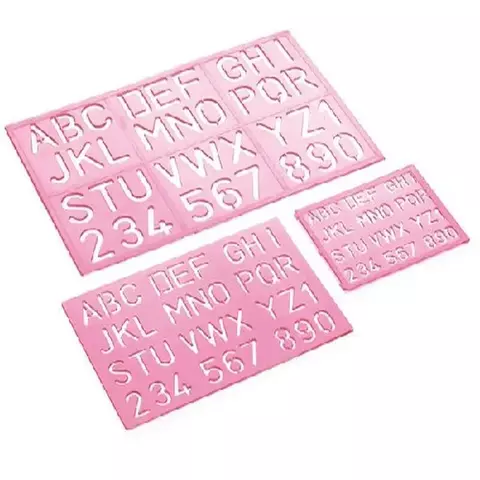 KIT NORMOGRAFO ROSA WALEU (10140007) 10140007
