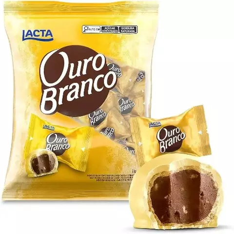 BOMBOM OURO BRANCO 20G LACTA (23657) 23657
