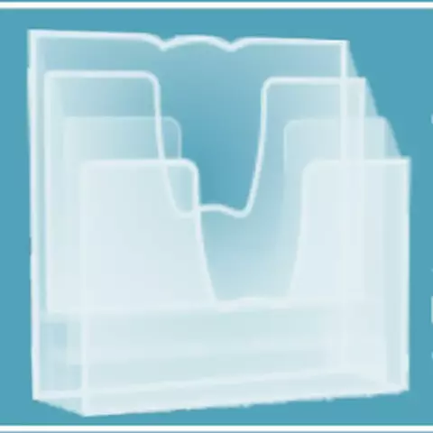 ORGANIZADOR NICHO PREMIUM TRIPLO CRISTAL ACRINIL (7300) 7300