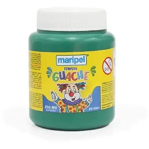 TINTA GUACHE 250 ML VERDE MARIPEL (7256) 7256