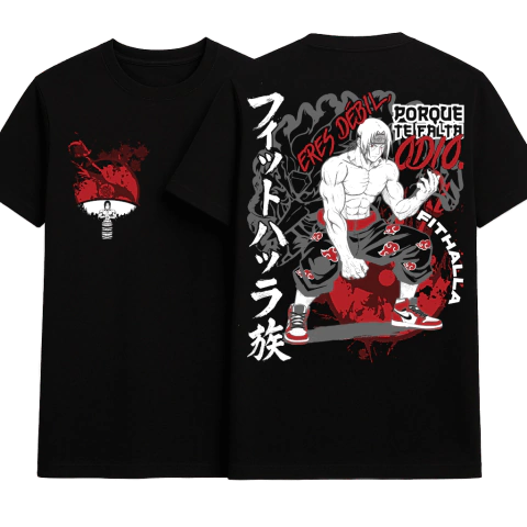 REMERA CLASSIC ANIME FITNESS Edición Exclusiva “Eres Débil” - comprar online