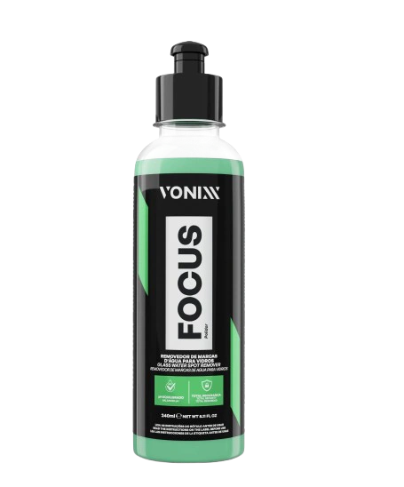 FOCUS - REMOVEDOR DE MARCAS D'ÁGUA EM VIDROS E ESPELHOS / VONIXX
