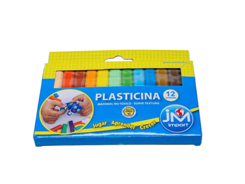 PLASTICINA X12 COLORES
