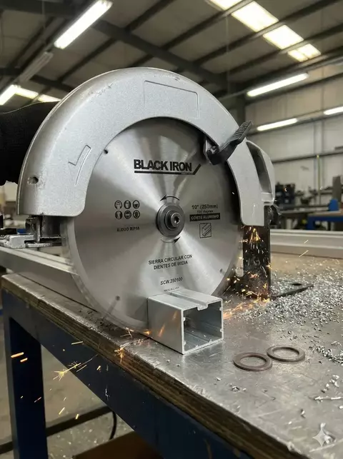 Sierra Circular 10” 100 Dientes Black Iron