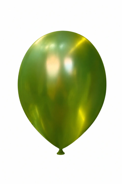 Balão 40 Verde Cana Cromado Redondo 1un Carambola Joy