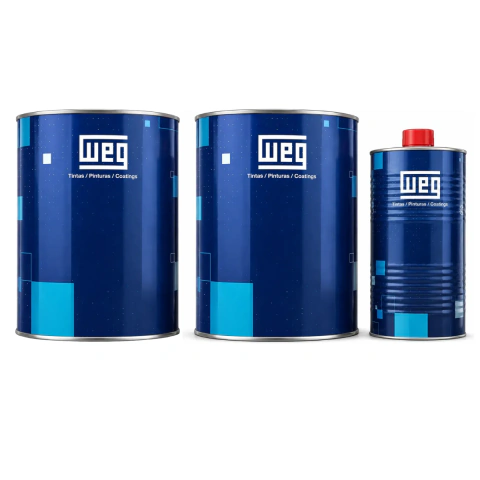 Kit Tinta Epóxi Potabilidade WEG 7,2L + Diluente 900ml Azul Piscina Caixa d'água Bebedouro CVD 323 R