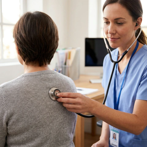 Estetoscópio Adulto Duossan P.A. MED para Ausculta Clínica