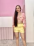 Short Marrante Amarelo com Zíper Frontal | Modelagem Moderna | Estiloso e Versátil - comprar online
