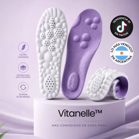 Plantillas Vitanelle™ | PAR | Alivia el dolor de tus pies