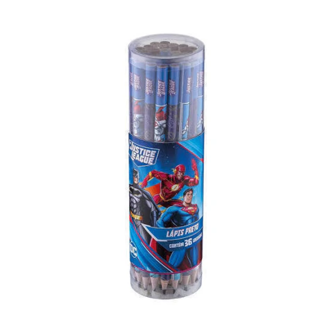 lápis de escrever justice league