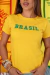 T Shirt feminina do Brasil pérolas algodão na internet