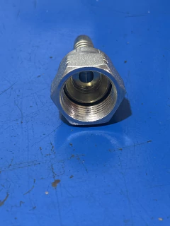 Terminal Fêmea Giratória JIC 37° Reto 7/8" x 3/8" - Profort Soluções Hidraulicas