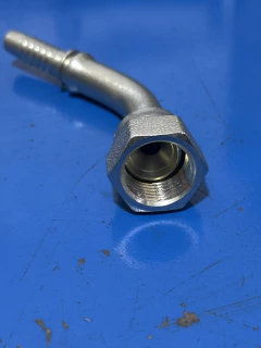 Terminal Fêmea Giratória Métrica JIC 37° Reto 12 mm x 3/8" - Profort Soluções Hidraulicas