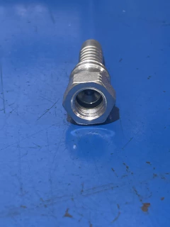 Terminal Fêmea Giratória Métrica JIC 37° Reto 13 mm x 3/8'' - Profort Soluções Hidraulicas