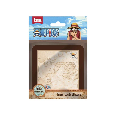 BLOCO ADESIVO 75X75 50FLS LIC ONE PIECE TRIS 900838