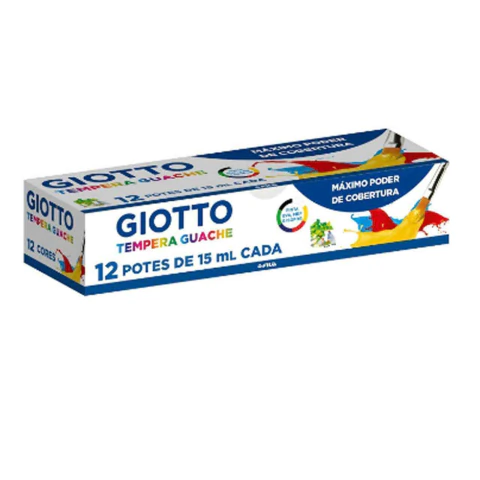 TEMPERA GUACHE 12 CORES GIOTTO