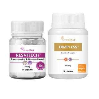 Combo Dimpless® 40mg (Selo de Autenticidade) + Resvitech 50mg