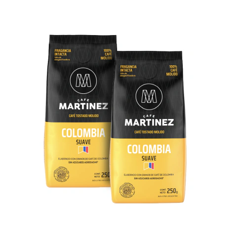 Combo Cafe Molido Colombia 250gr x 2 packs
