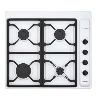 Anafe A Gas Longvie A6600bf Blanco Encendido Una Mano