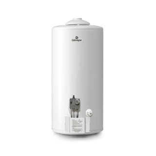 Termotanque A Gas Caloragua Longvie 75 Litros Ca75 Color Blanco