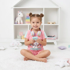 Conjunto Infantil Camiseta Unicórnio e Short L Pink | Menina na internet