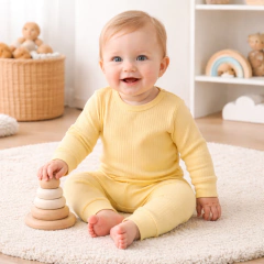 Conjunto Body Longo com Botão no Ombro e Mijão Yellow - comprar online