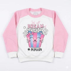 Conjunto Moletom Infantil Blusa E Calça Dreaw Pink | Menina - comprar online